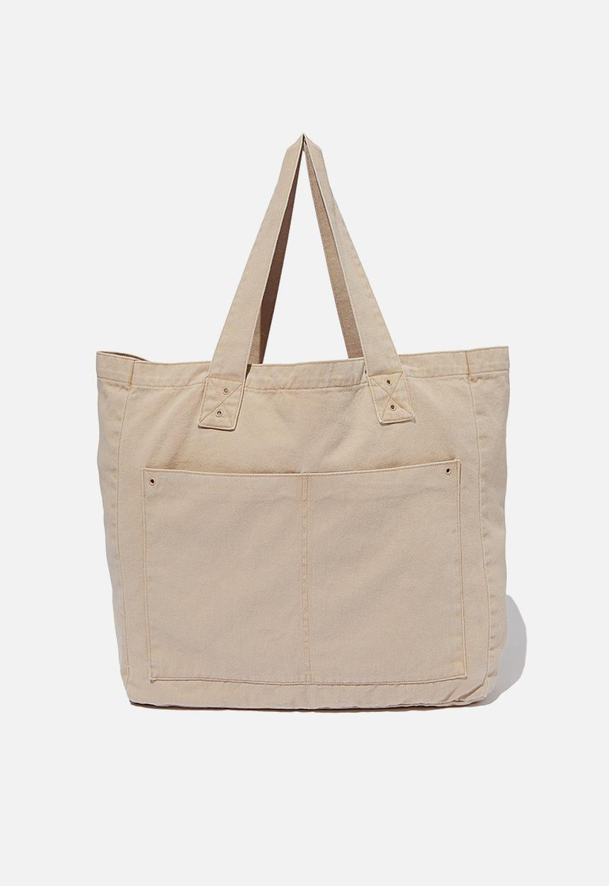 Rubi - Max washed weekend tote bag - dusty rose