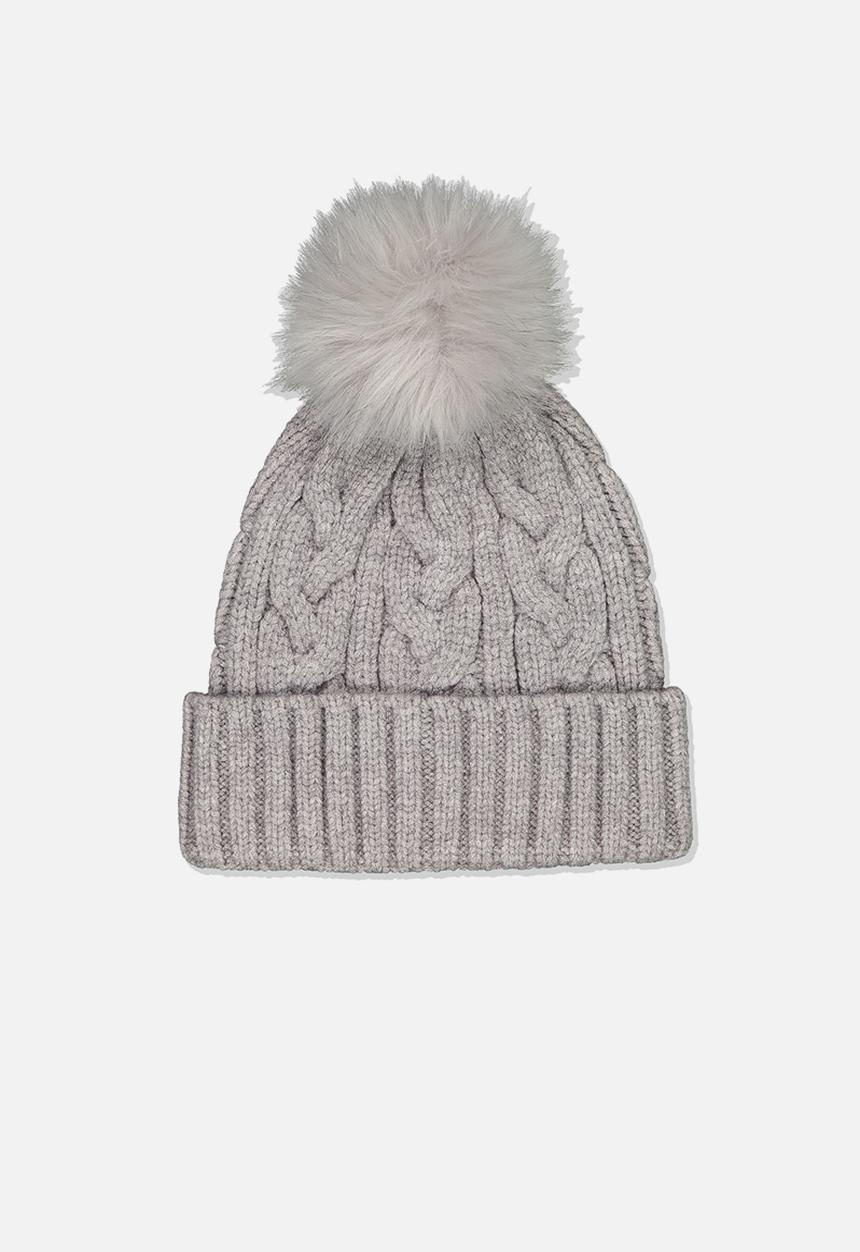 Rubi - Elyse pom pom beanie - grey