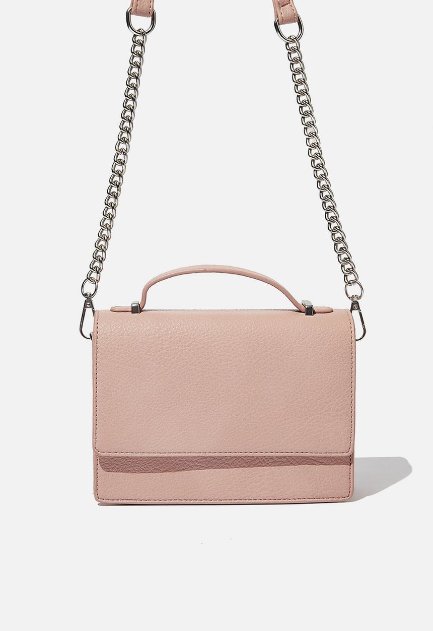Rubi - Aria chain strap cross body bag - blush