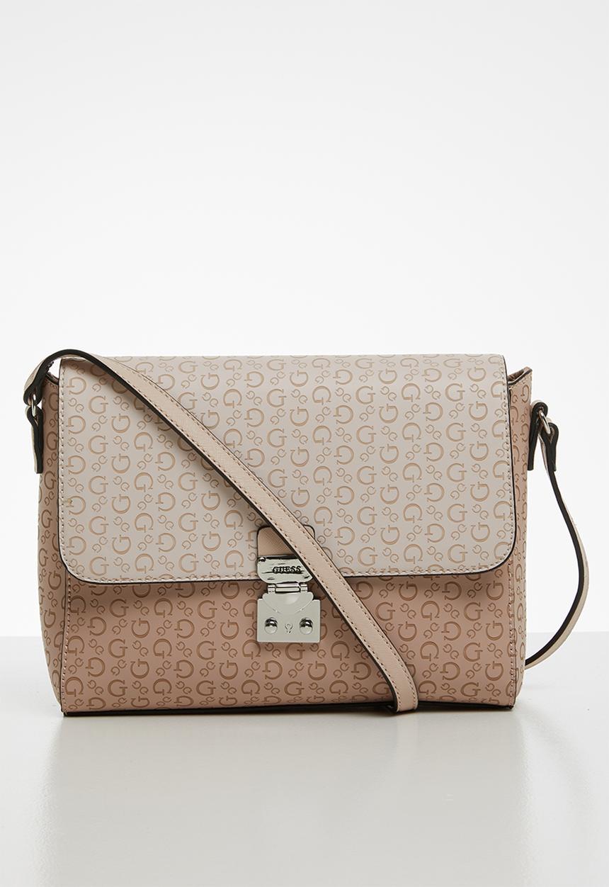 GUESS - Hutton crossbody flap - pink
