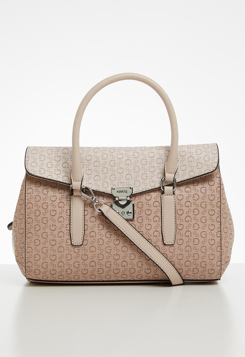 GUESS - Hutton satchel - pink