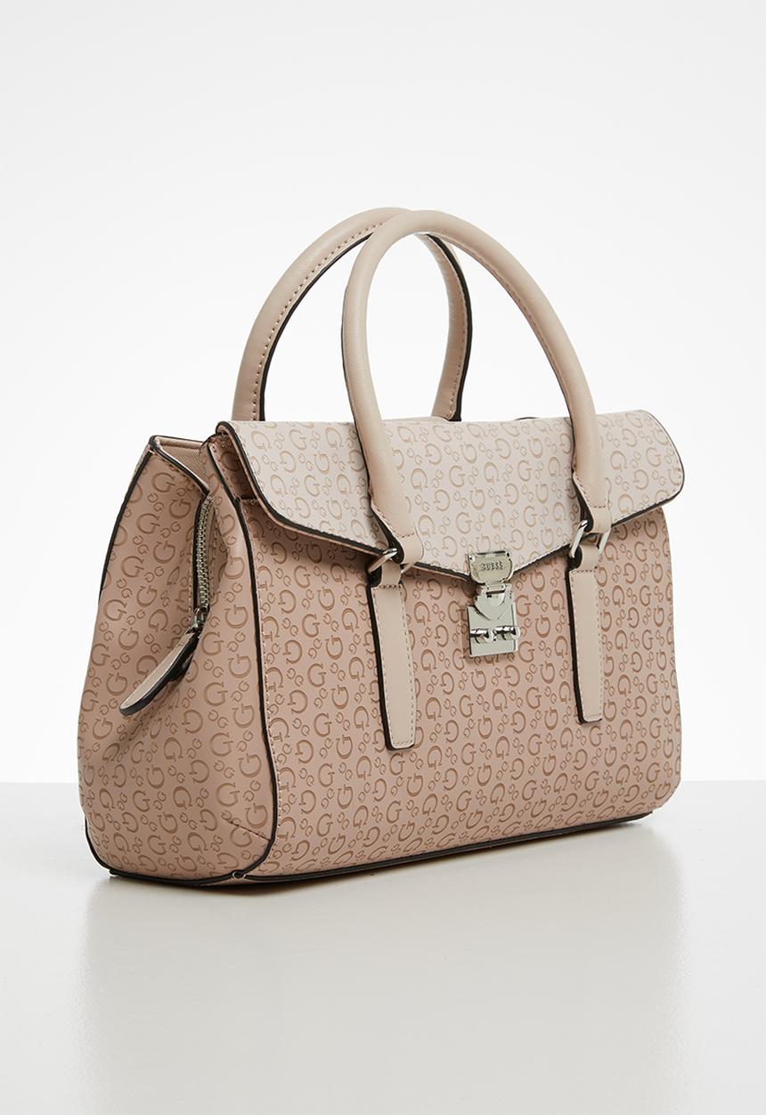 GUESS - Hutton satchel - pink