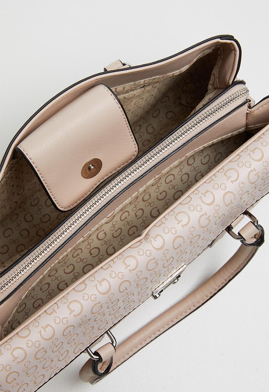 GUESS - Hutton satchel - pink