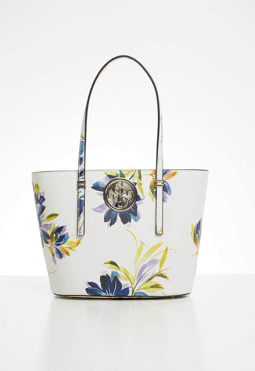 GUESS - Open road small tote - white