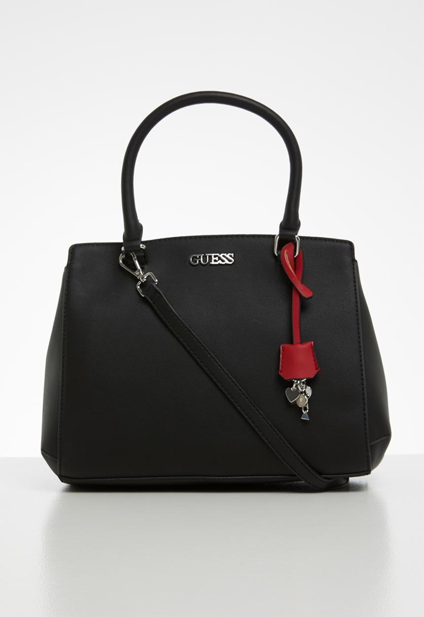 GUESS - Declan large satchel - black