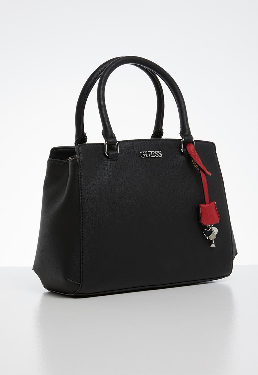 GUESS - Declan large satchel - black