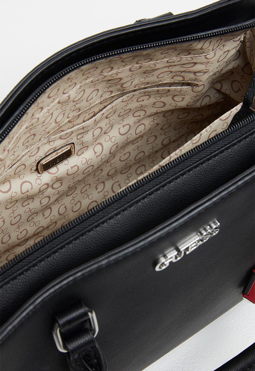 GUESS - Declan large satchel - black