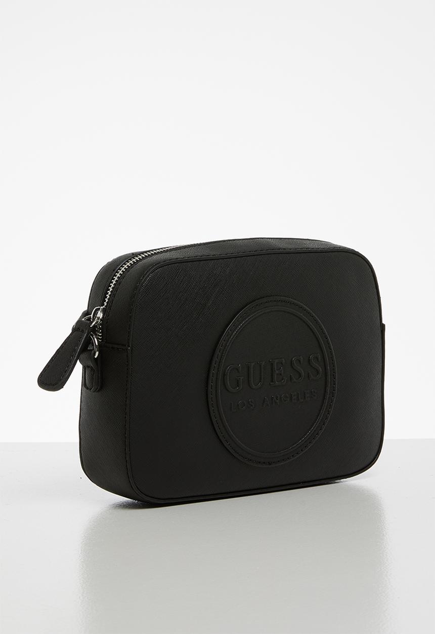 GUESS - Thornton crossbody top zip bag - black