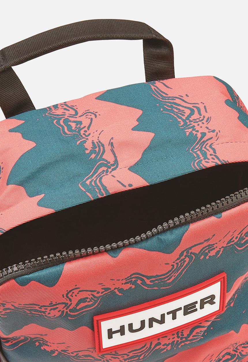 Hunter - Original nylon backpack  - blue & pink 