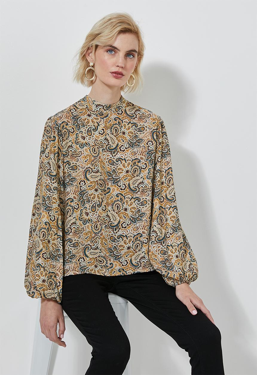 Superbalist - Hi neck blouse - multi 