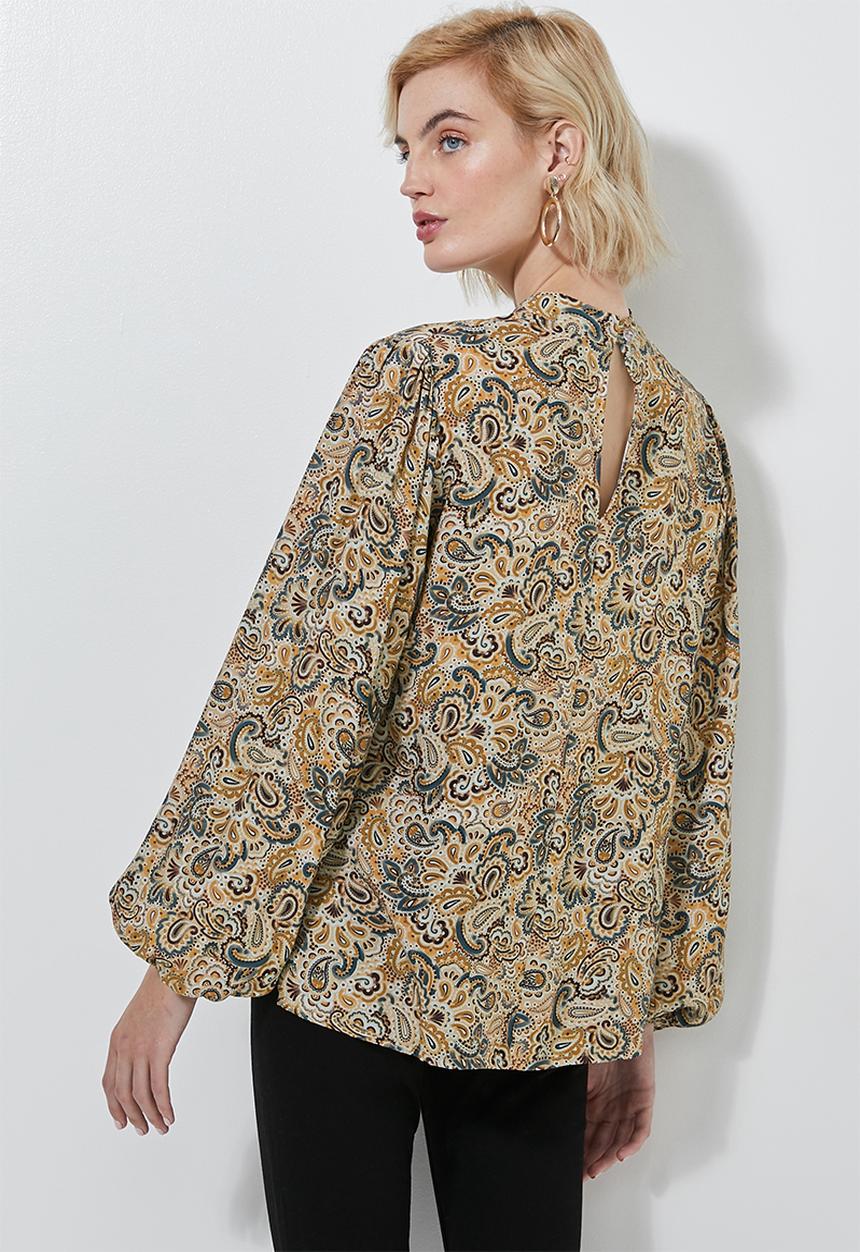 Superbalist - Hi neck blouse - multi 