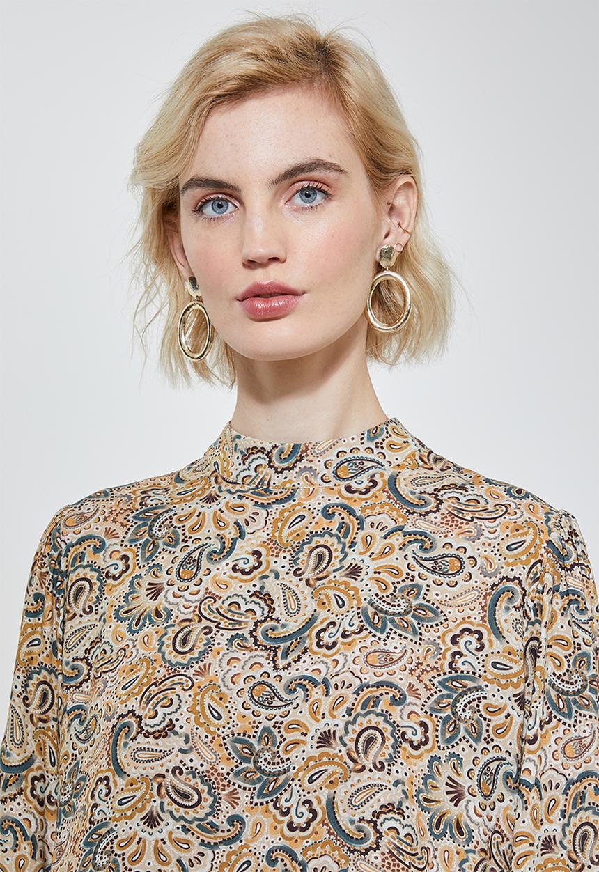 Superbalist - Hi neck blouse - multi 