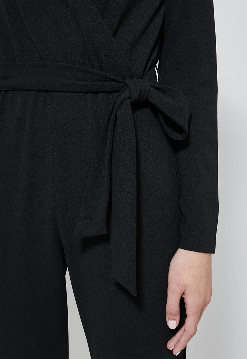 Superbalist - Wrap jumpsuit - black