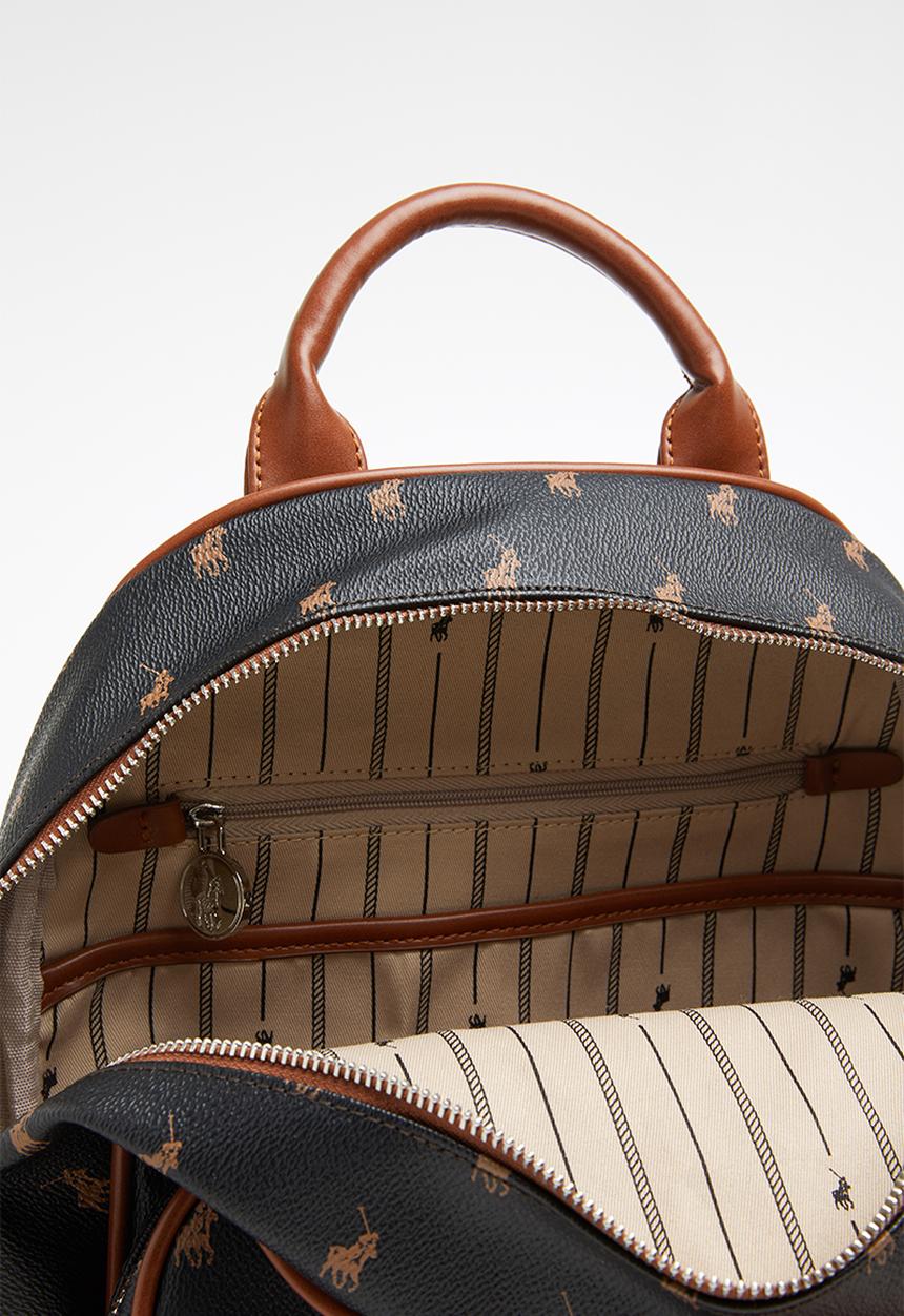 POLO - Classic backpack - black & brown