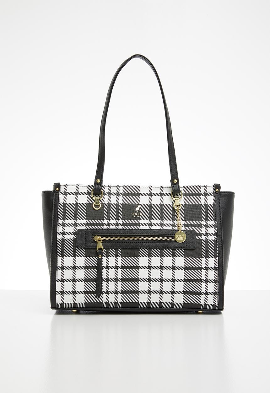 POLO - Barclay tote - black & white