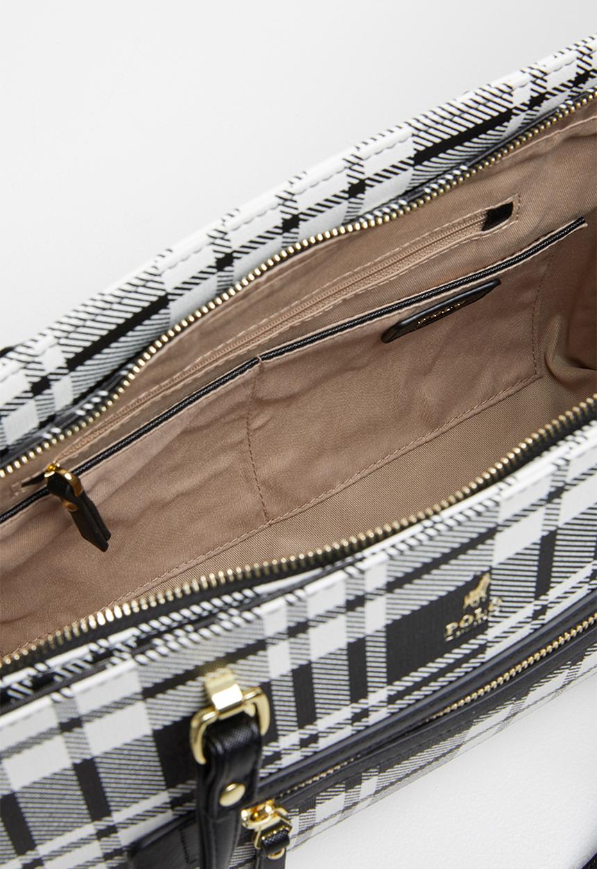 POLO - Barclay tote - black & white
