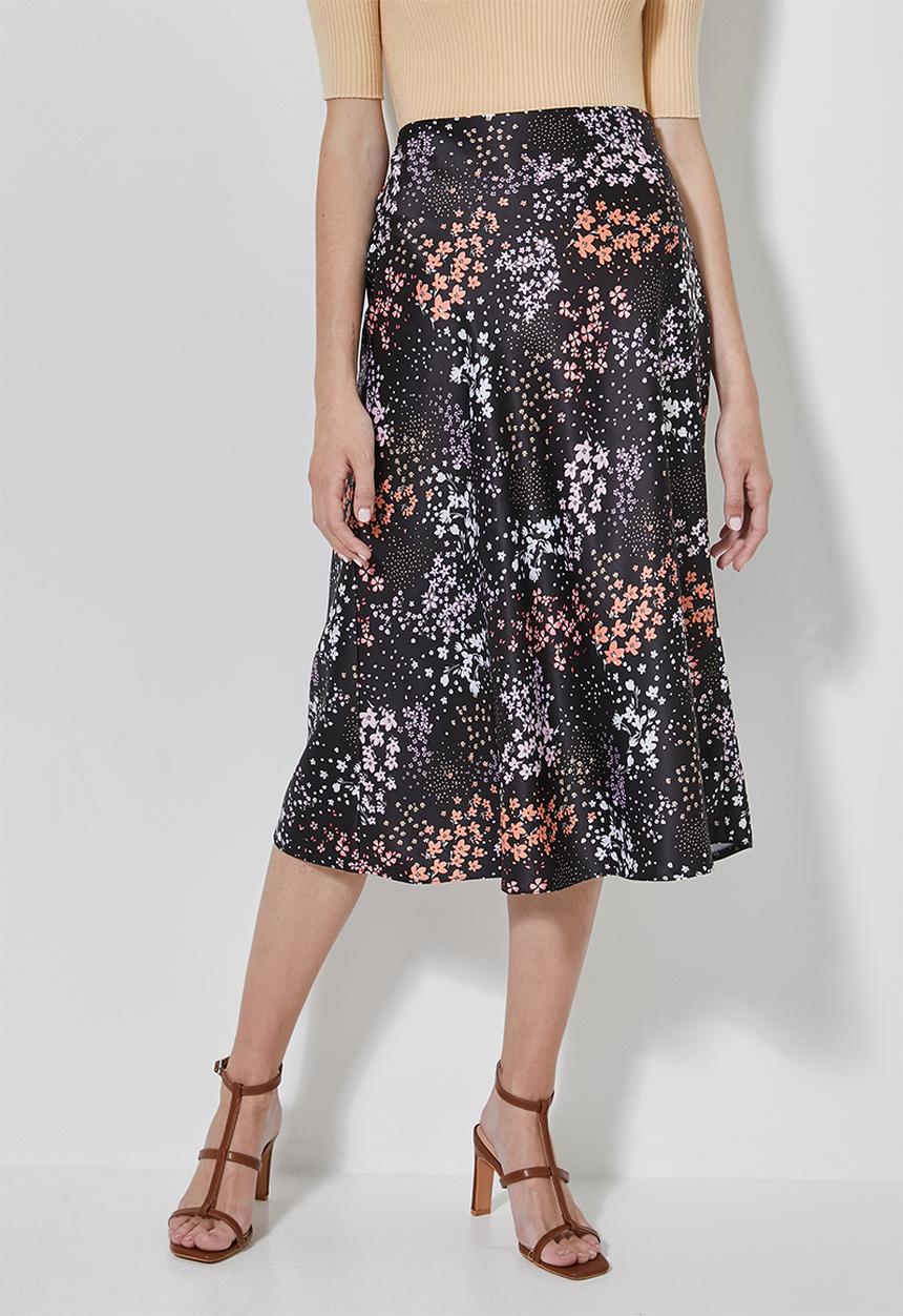 Superbalist - Bias midi slip skirt - multi 
