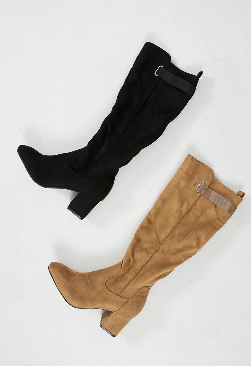 edit - Mandy knee-high boot - black