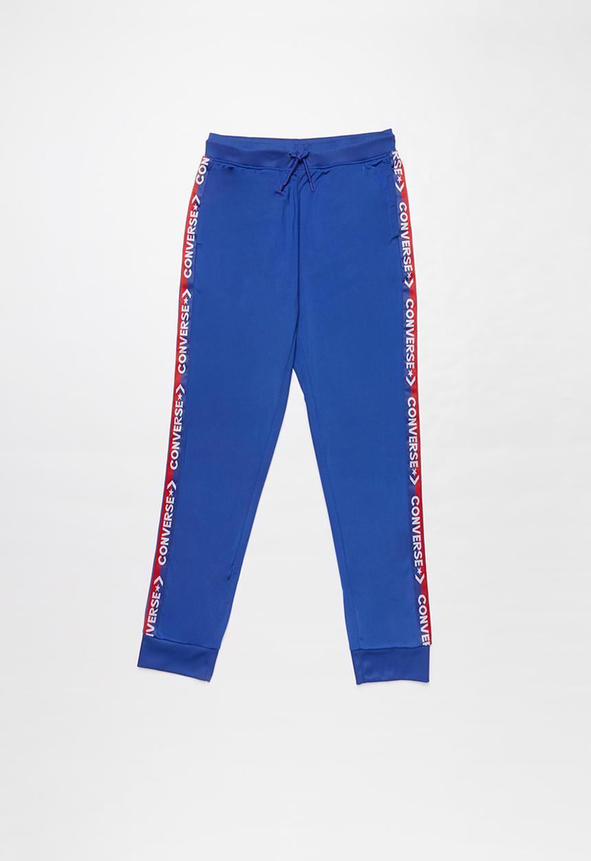 Converse - Tricot track pant  - blue & red