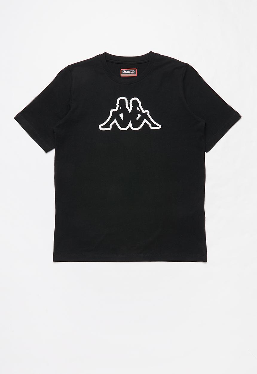 KAPPA - Logo cromen T-shirt - black