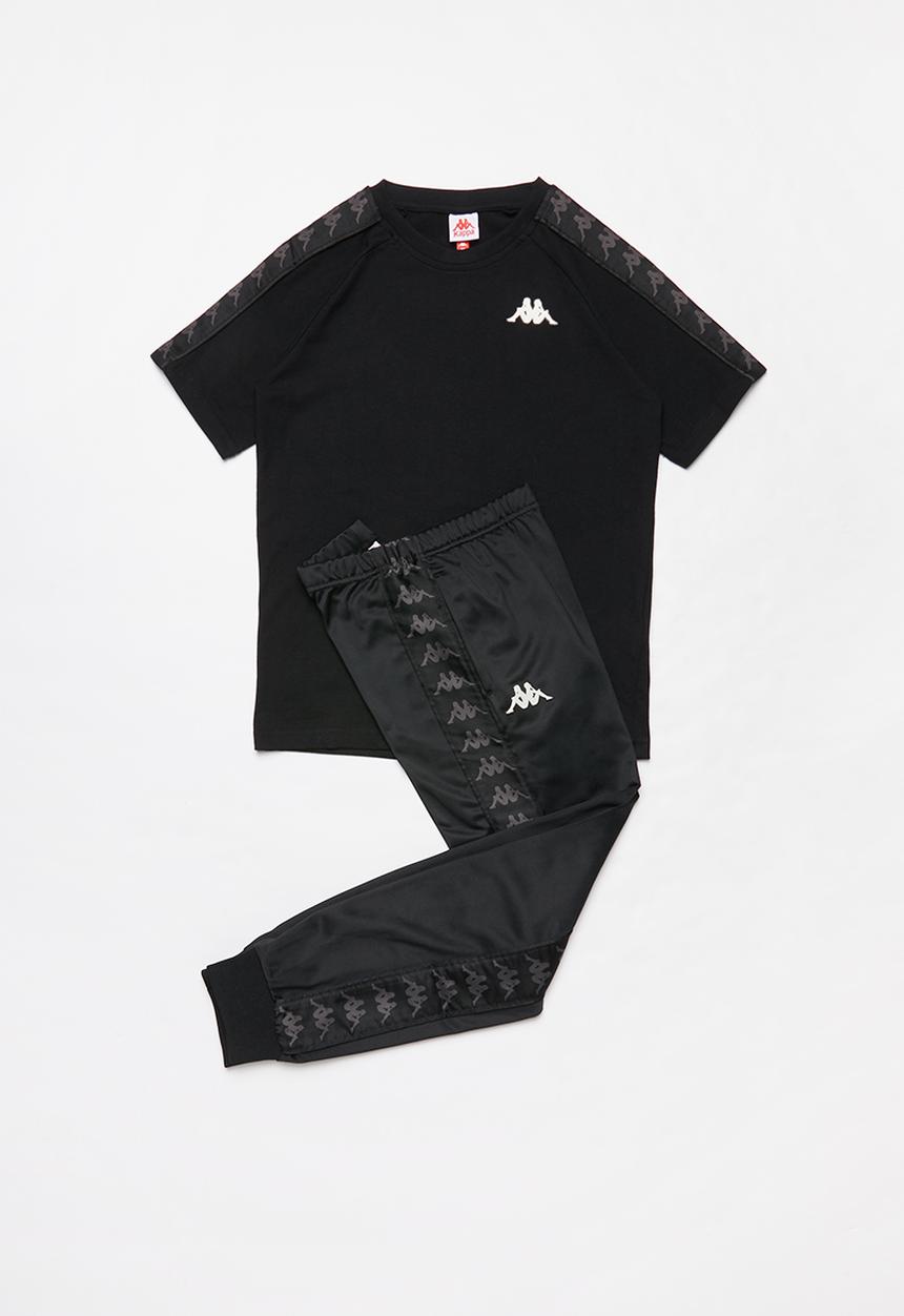 KAPPA - 222 Banda coen slim short sleeve tee - black