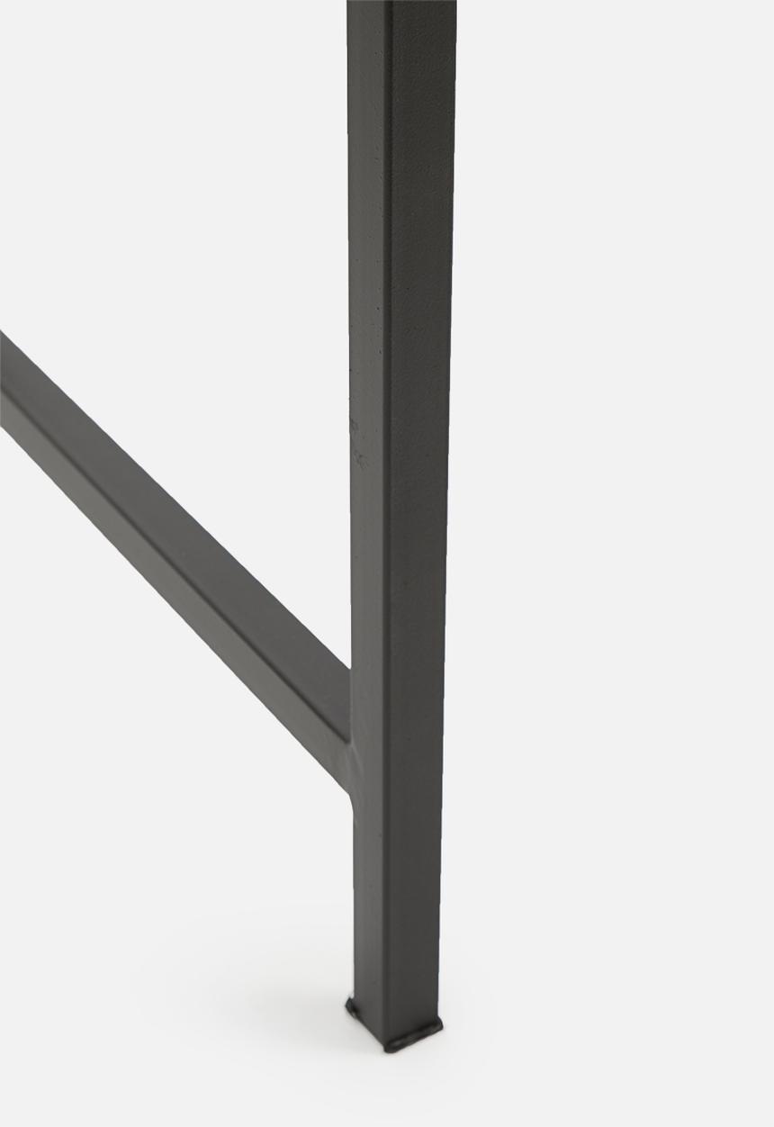 Sixth Floor - Hudson desk and shelf unit - black&natural