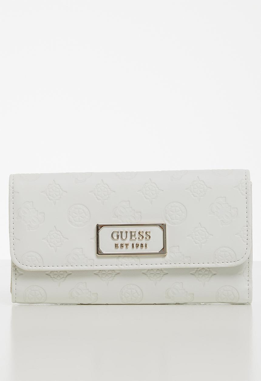 GUESS - Logo love slg multi purse - ivory