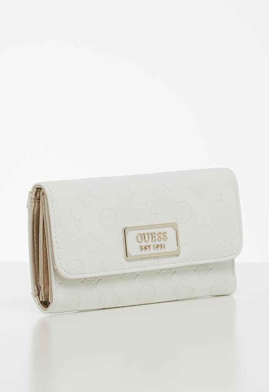 GUESS - Logo love slg multi purse - ivory