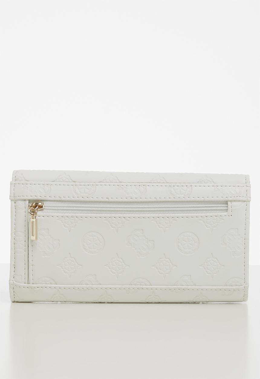GUESS - Logo love slg multi purse - ivory
