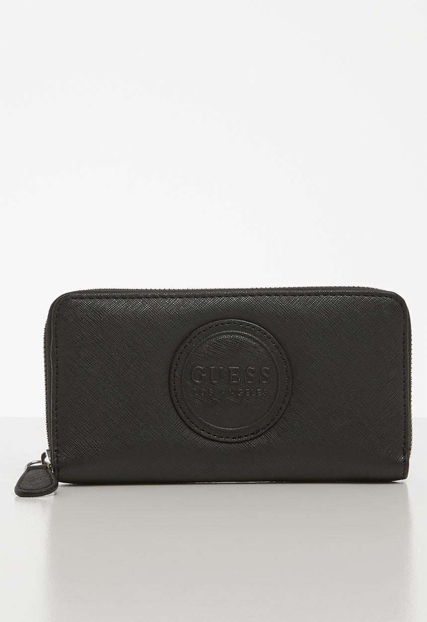 GUESS - Thornton slg medium zip around - black