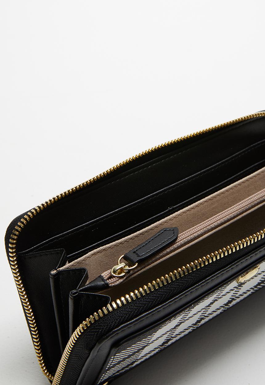 POLO - Zip around purse - black