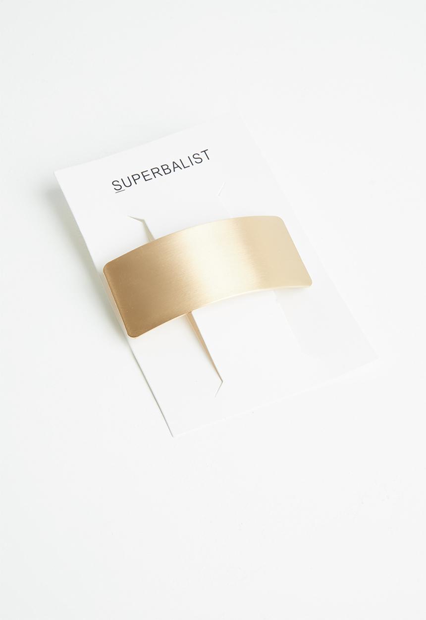 Superbalist - Oval hair barrette - gold