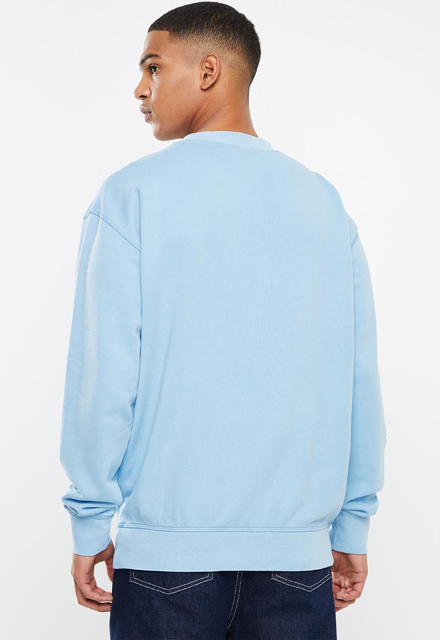 adidas Originals - Overdyed crew - blue