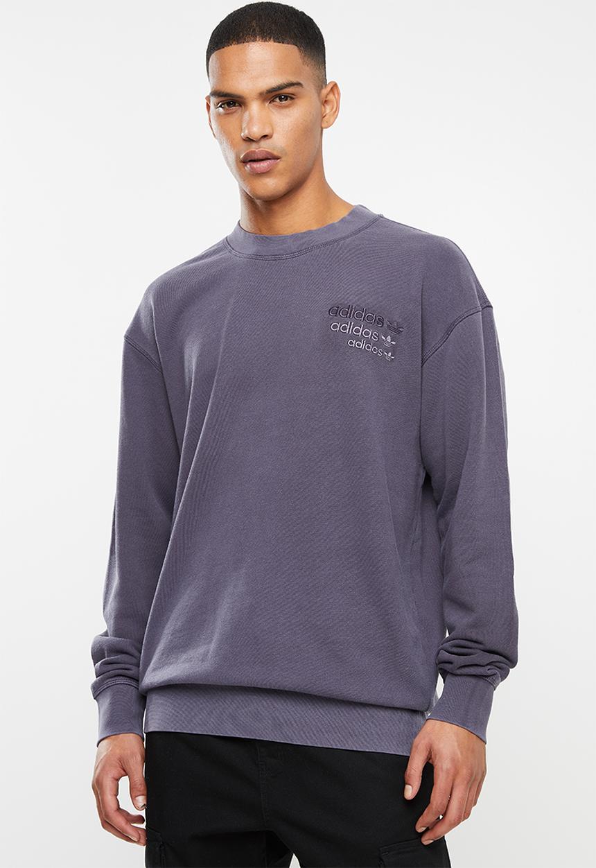 adidas Originals - Overdyed crew - purple