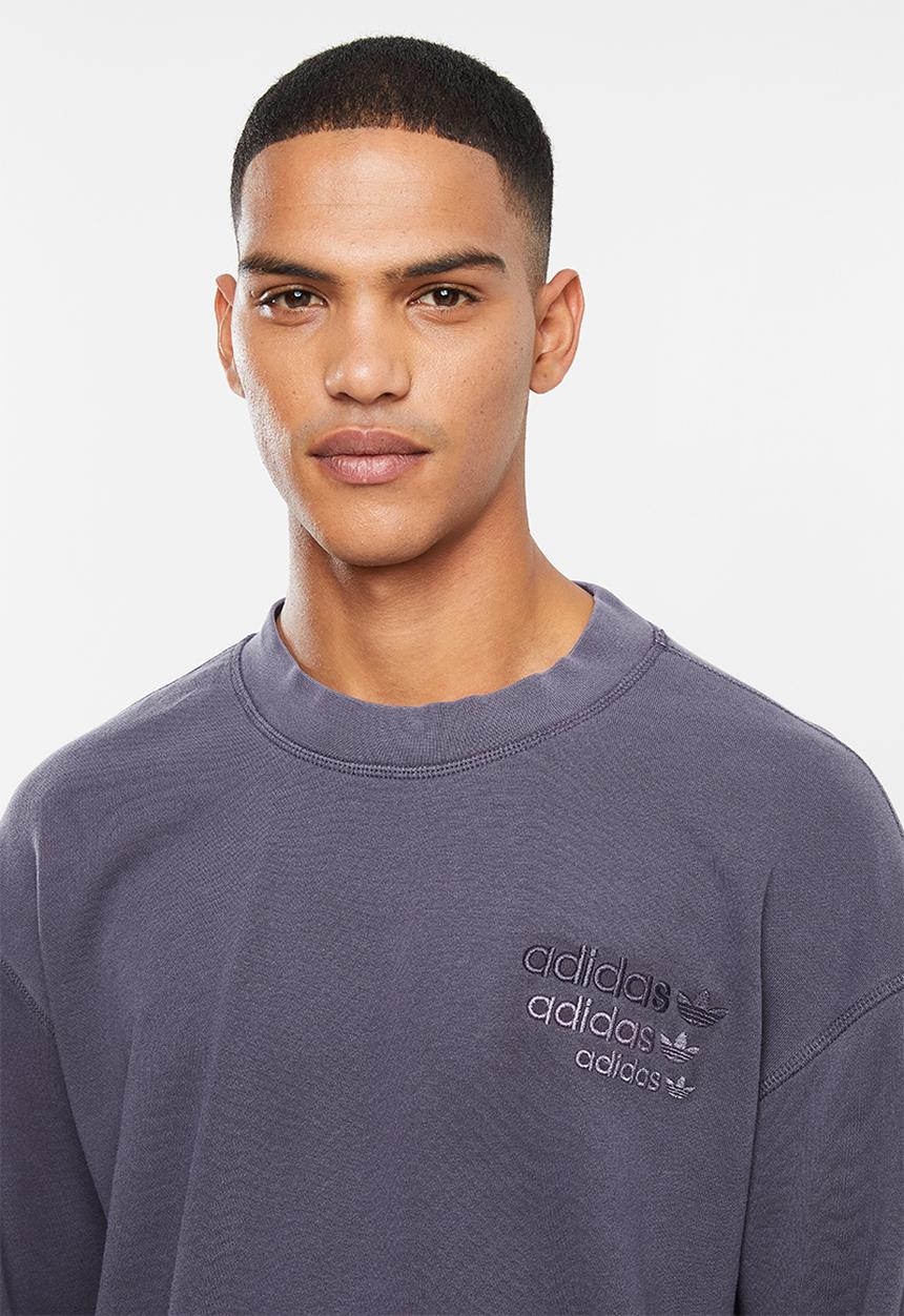 adidas Originals - Overdyed crew - purple