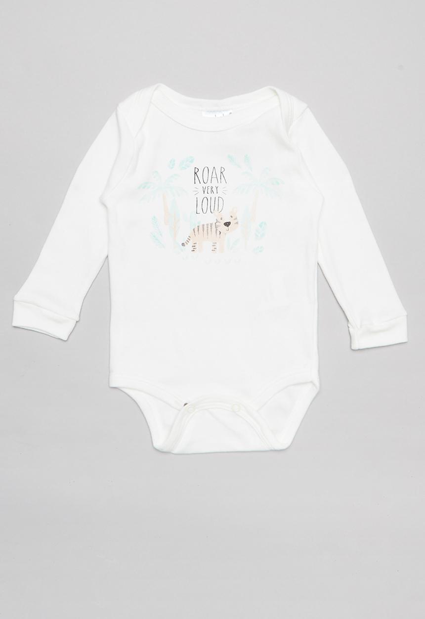 UP Baby - Boys bodysuit - milk