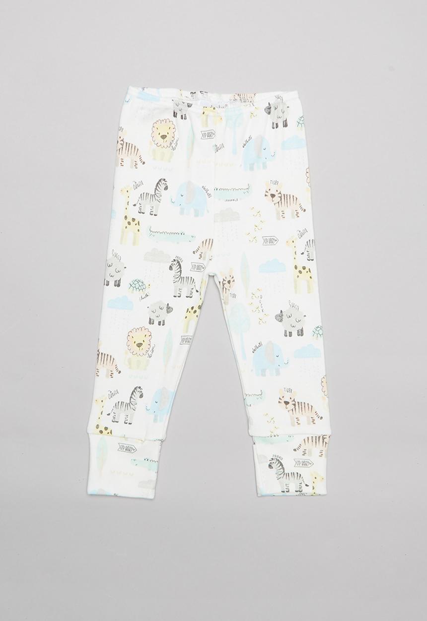 UP Baby - Baby boy wild life printed pants - multi