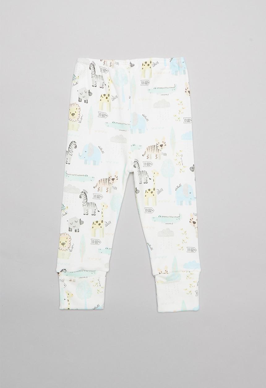 UP Baby - Baby boy wild life printed pants - multi