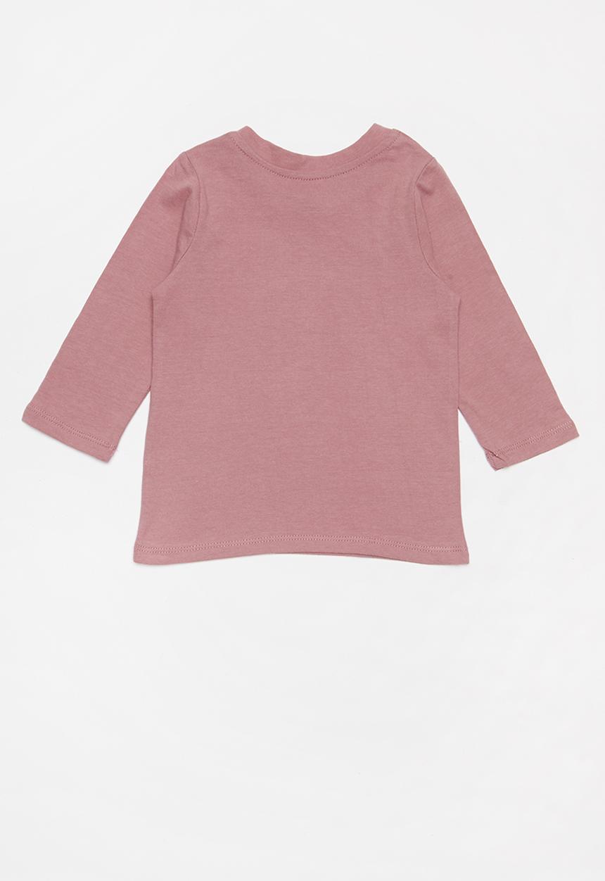 Cotton On - 2 Pack Jamie long sleeve tee - pink & peach 