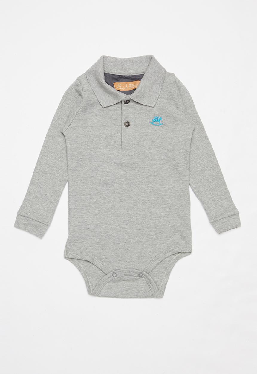 UP Baby - Golfer bodysuit - grey