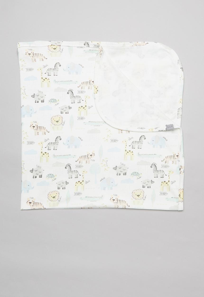 UP Baby - Boys wild life blanket - multi