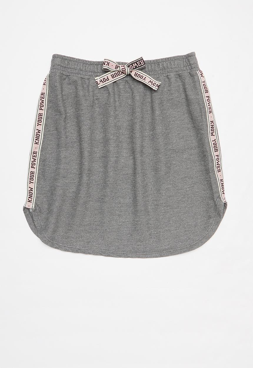 Gloss - Girls sweat skirt - light grey