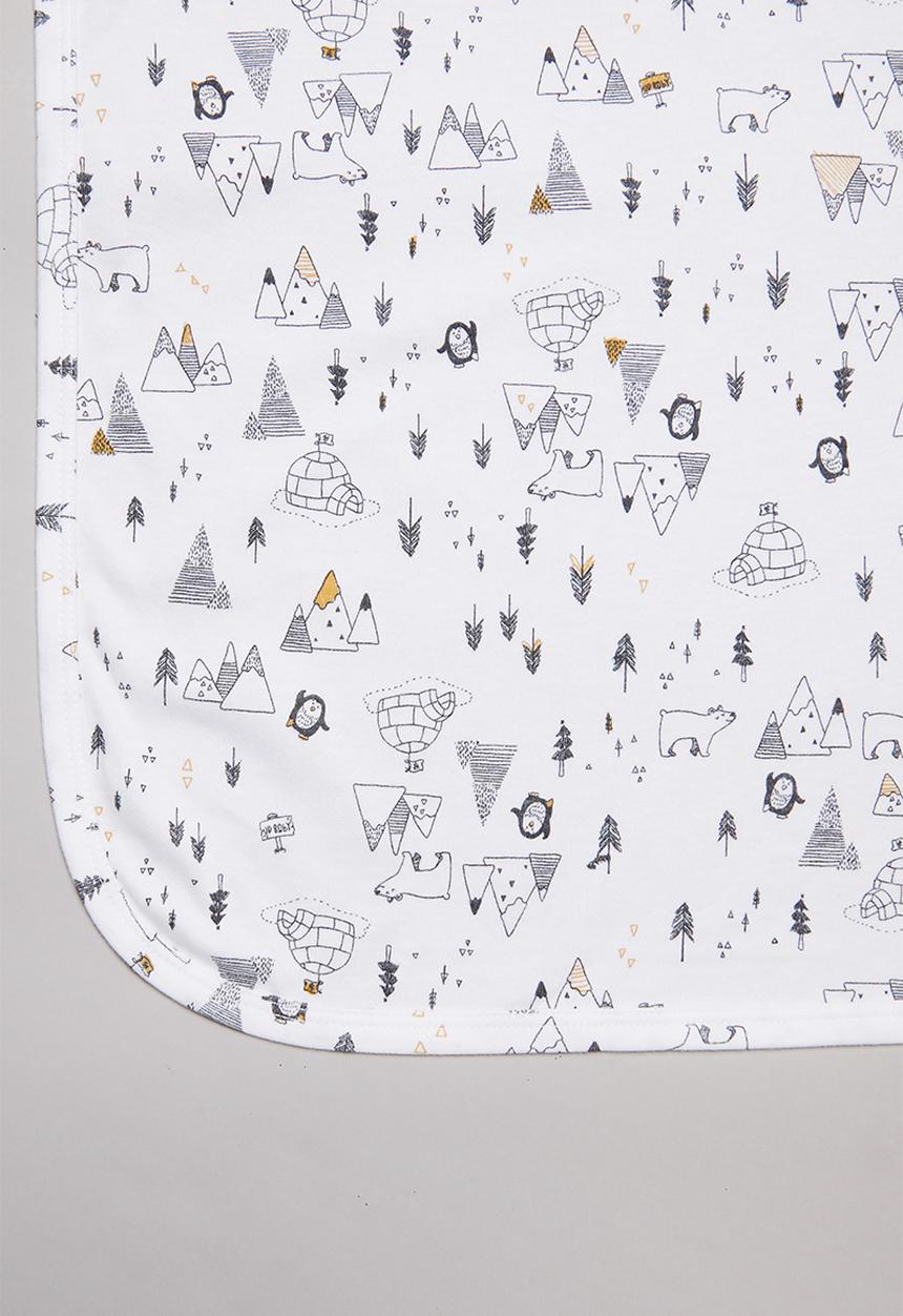 UP Baby - Baby winter woods blanket - multi