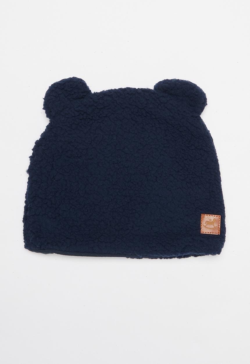 UP Baby - Baby bear beanie - navy