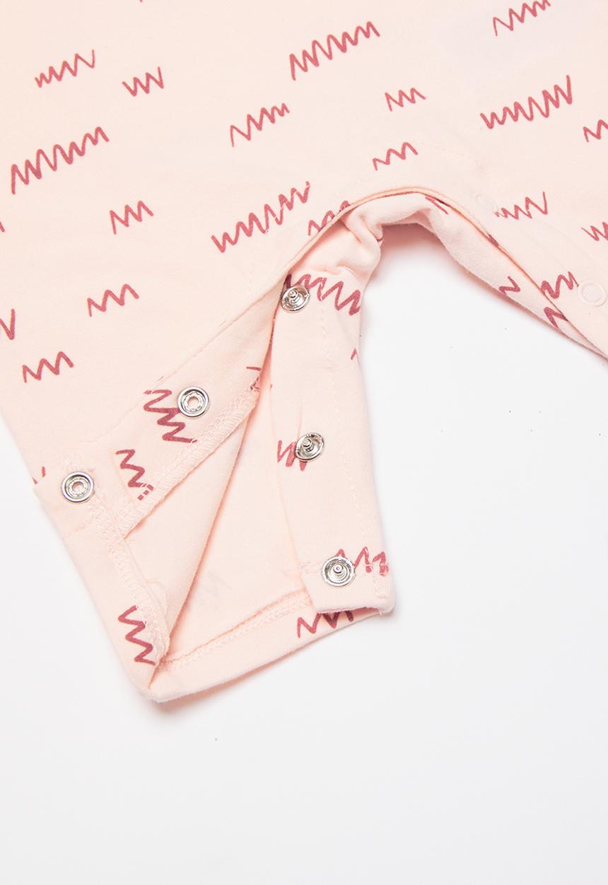 Cotton On - 2 Pack snap romper - pink & grey 