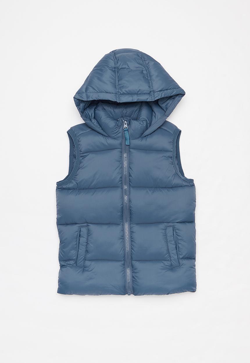 Cotton On - Billie puffer vest - blue
