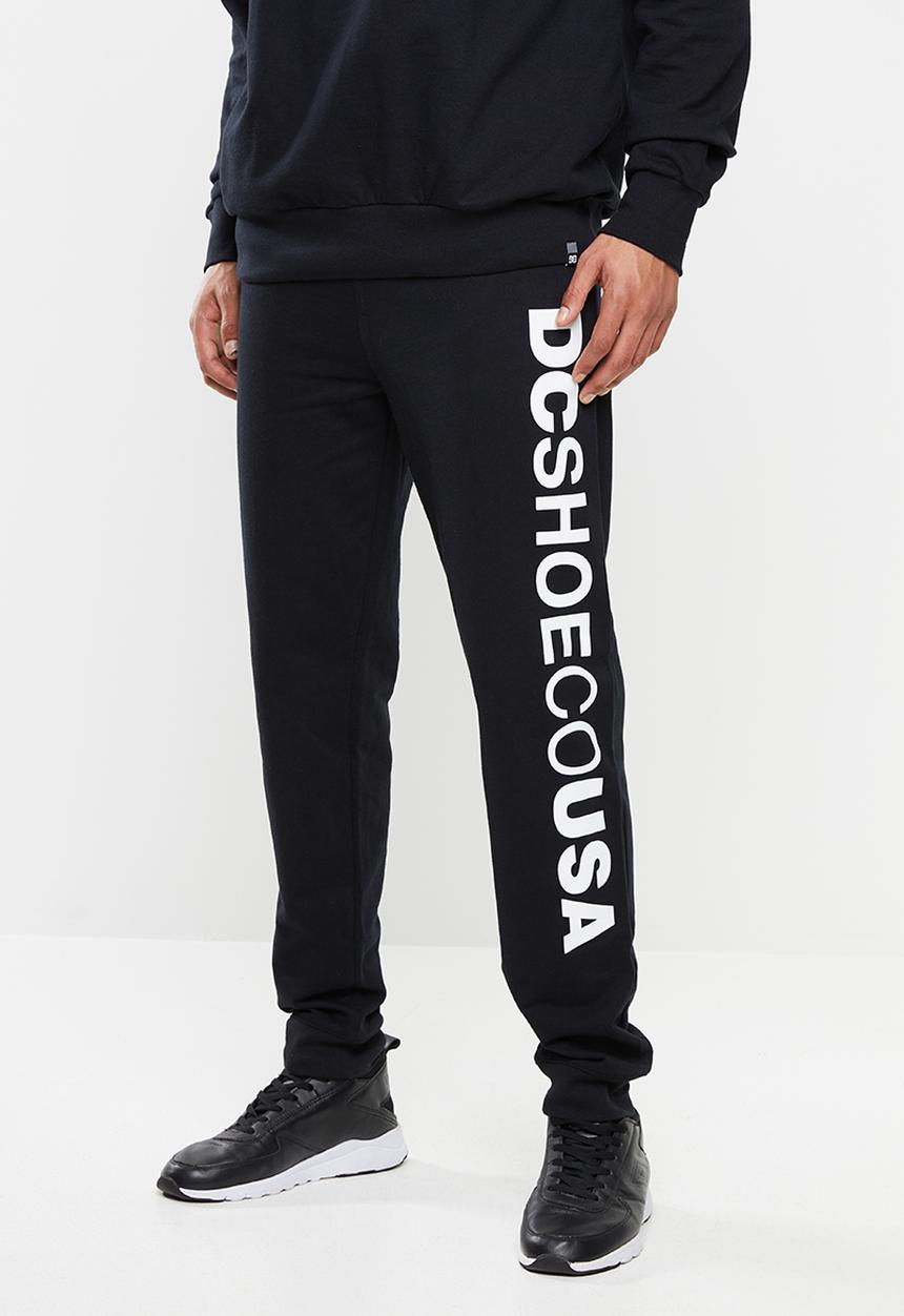 DC - Side print jogger - black