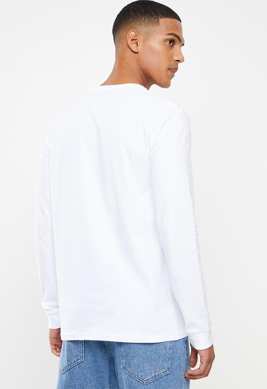 Quiksilver - Comp logo tee - white