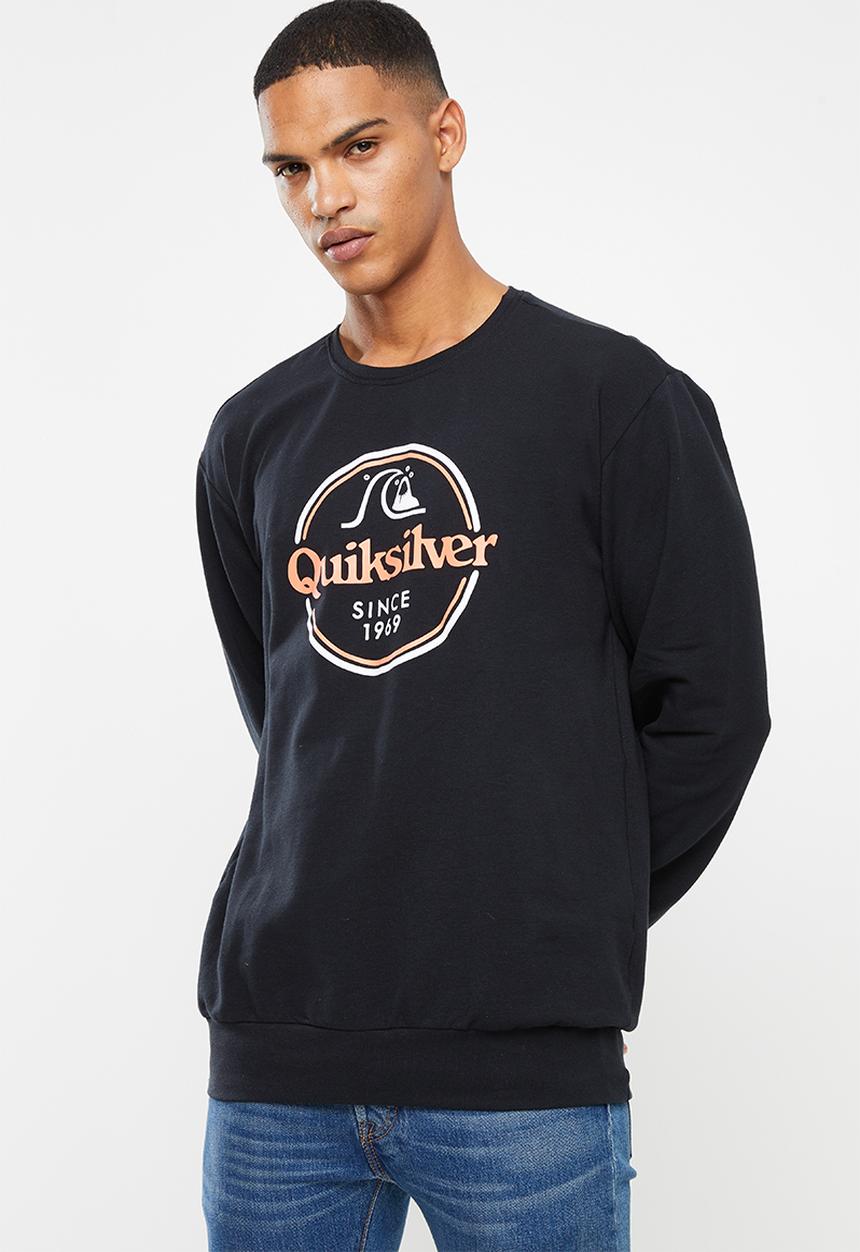 Quiksilver - Words remain sweatshirt - black