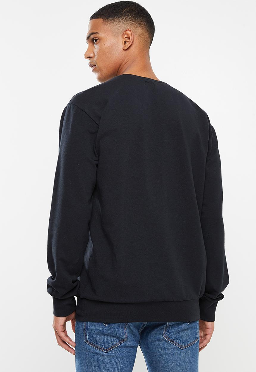 Quiksilver - Words remain sweatshirt - black